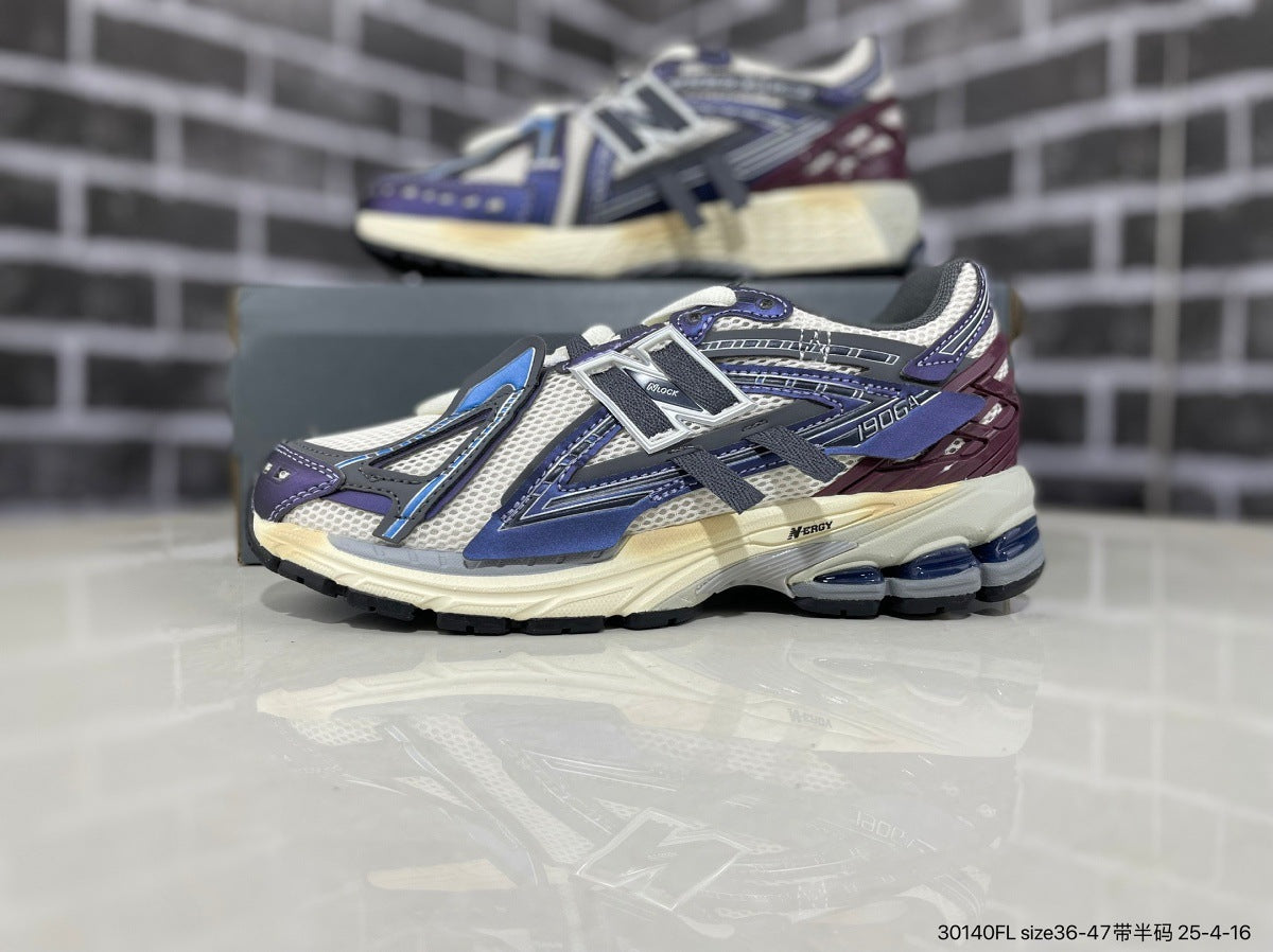 New 1906 men's shoes and women's shoes casual dad shoes fashion sneakers thick soles are heightened, anti-slip and wear-resistant, versatile and breathable