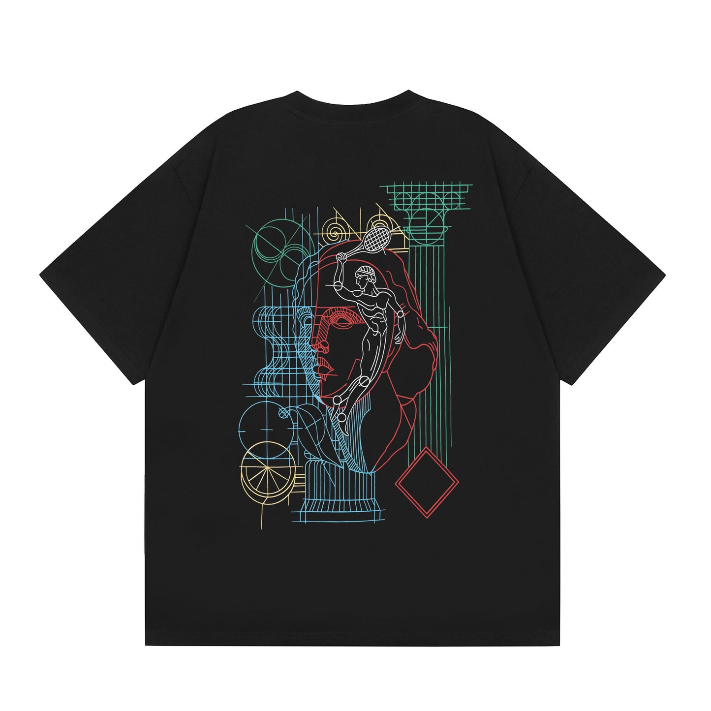New Casa Casablanca Short Sleeve Correct Edition Ins European and American Niche Trendy Brand Cotton Casual High Street European and American T-shirt