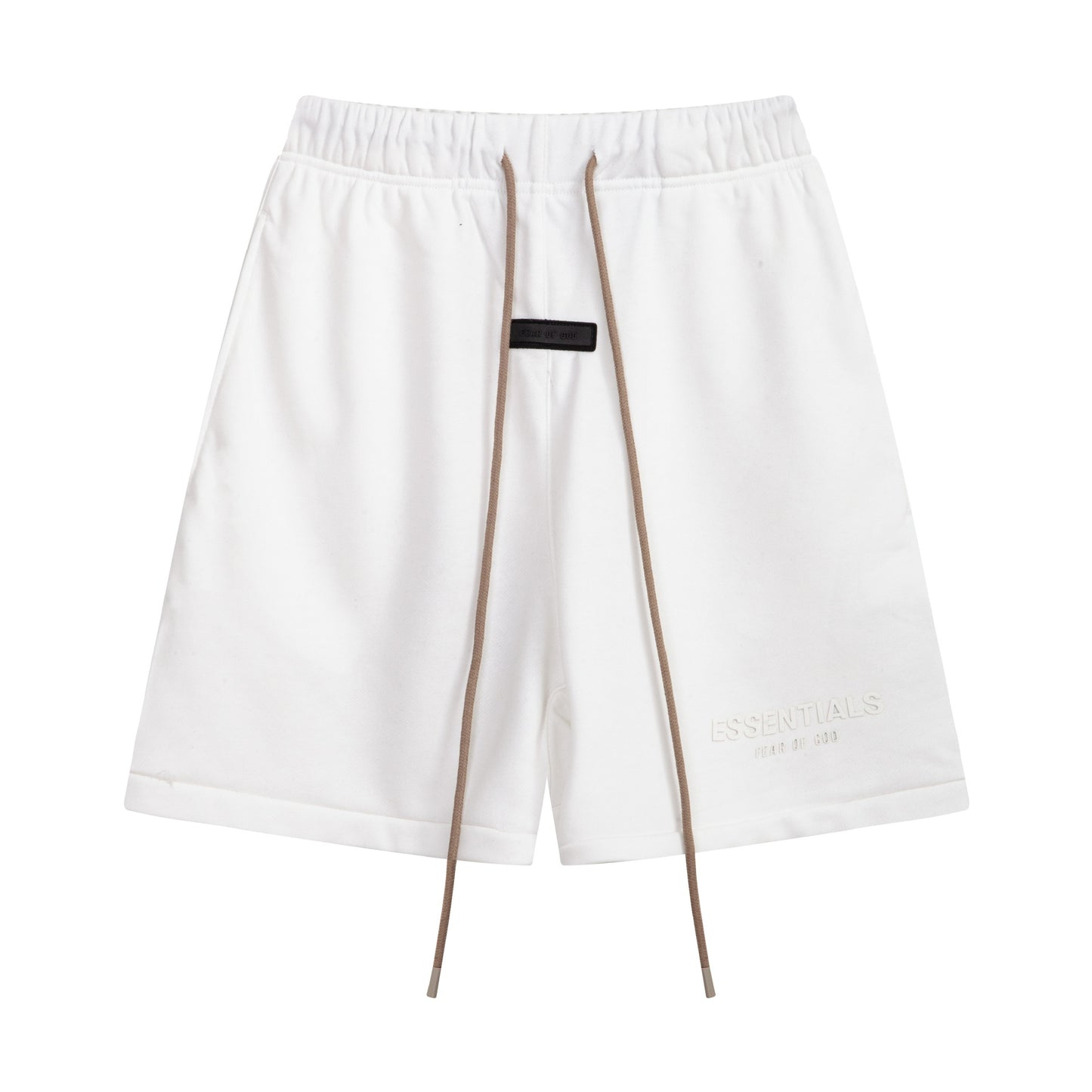 European and American trendy brand 25SS silicone letter logo casual shorts summer loose cropped pants for men and women