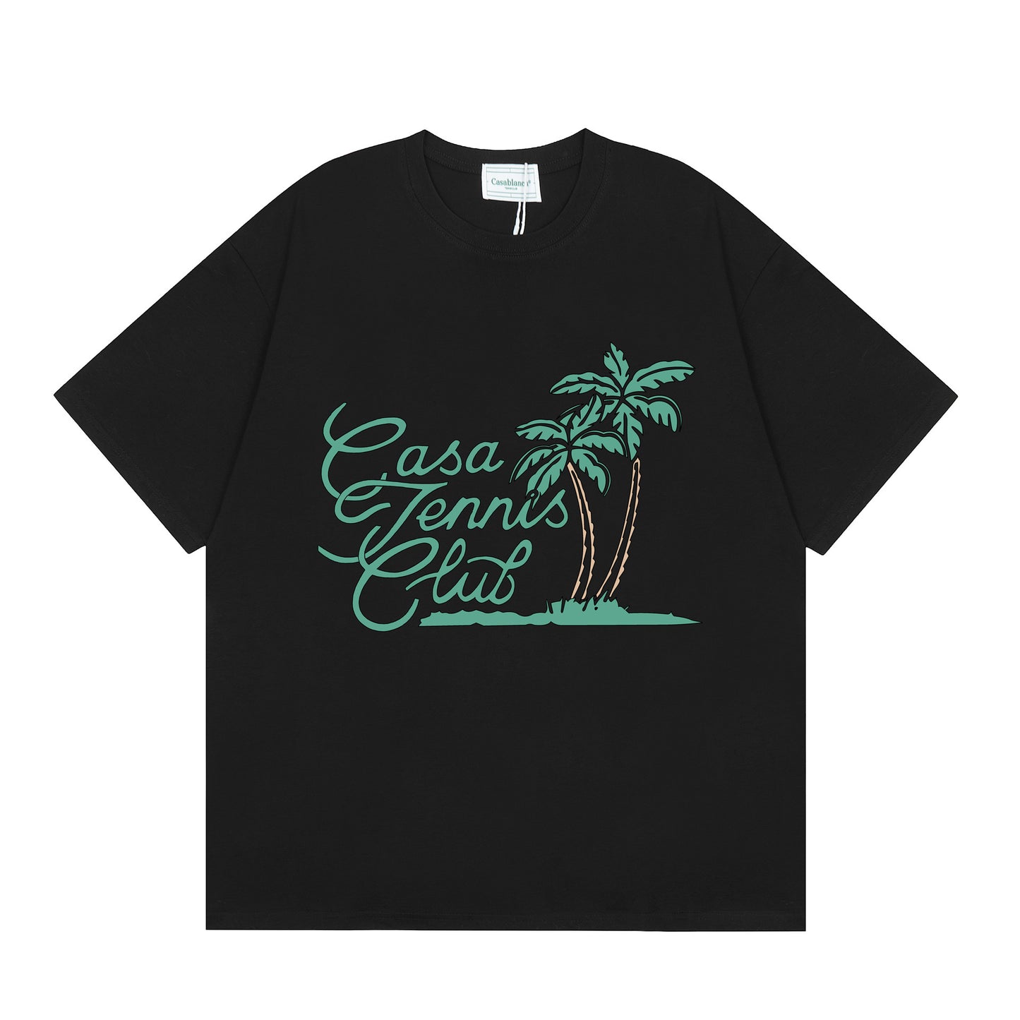 New Casa Casablanca Short Sleeve Correct Edition Ins European and American Niche Trendy Brand Cotton Casual High Street European and American T-shirt