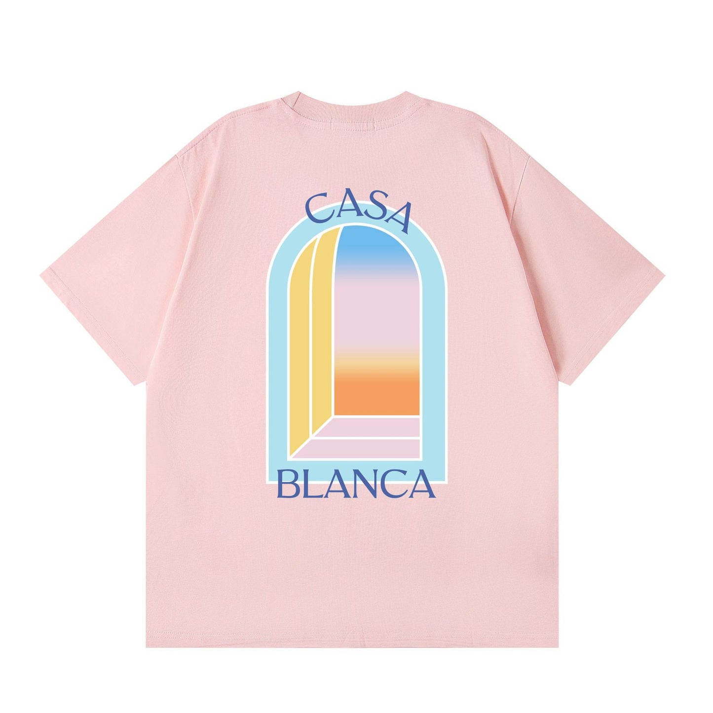 Casa American fashion brand online auction short sleeve men's couple ins summer super hot T-shirt women's top short sleeve loose European version