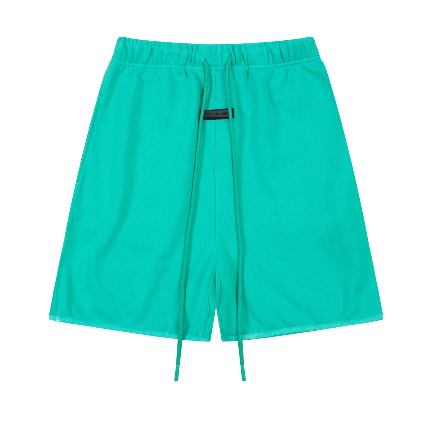 European and American trendy brand 25SS silicone letter logo casual shorts summer loose cropped pants for men and women