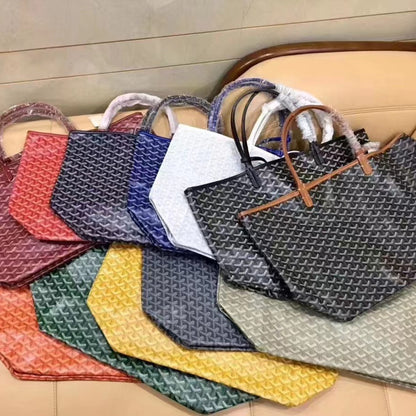 Foreign trade shopping bags, tote bags, dogtooth bags, large size medium commuter tote shoulder bags, large capacity travel changing bags