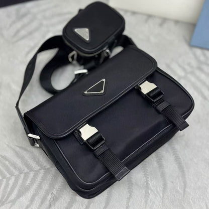 2025 Spring New Men's Bag Oxford Cloth Shoulder Bag Unisex Same Postman Bun Mother Bag Men's Crossbody Bag