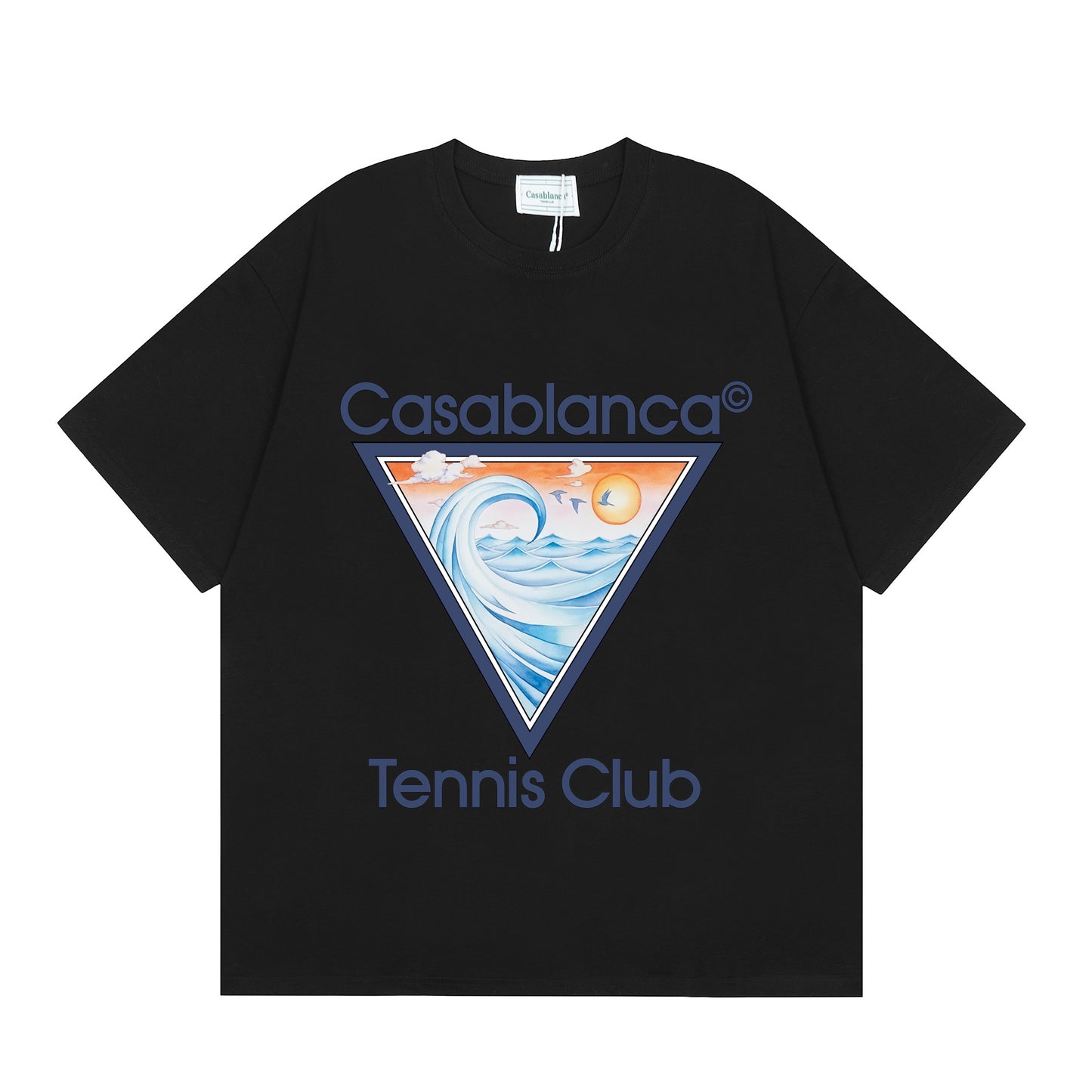 Casa American fashion brand online auction short sleeve men's couple ins summer super hot T-shirt women's top short sleeve loose European version