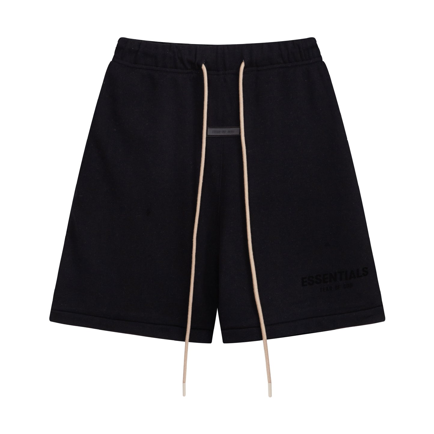 European and American trendy brand 25SS silicone letter logo casual shorts summer loose cropped pants for men and women