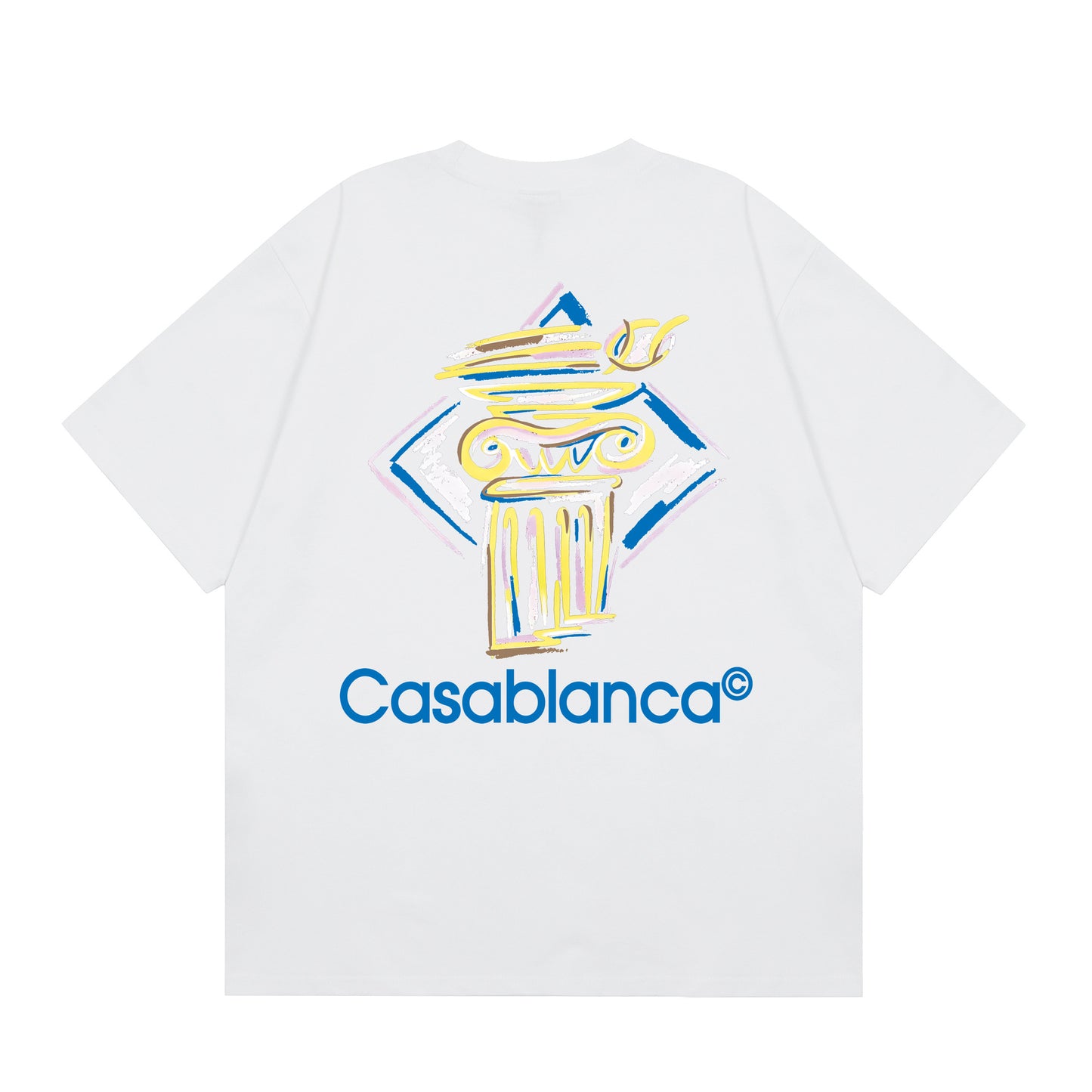 Casa American fashion brand online auction short sleeve men's couple ins summer super hot T-shirt women's top short sleeve loose European version