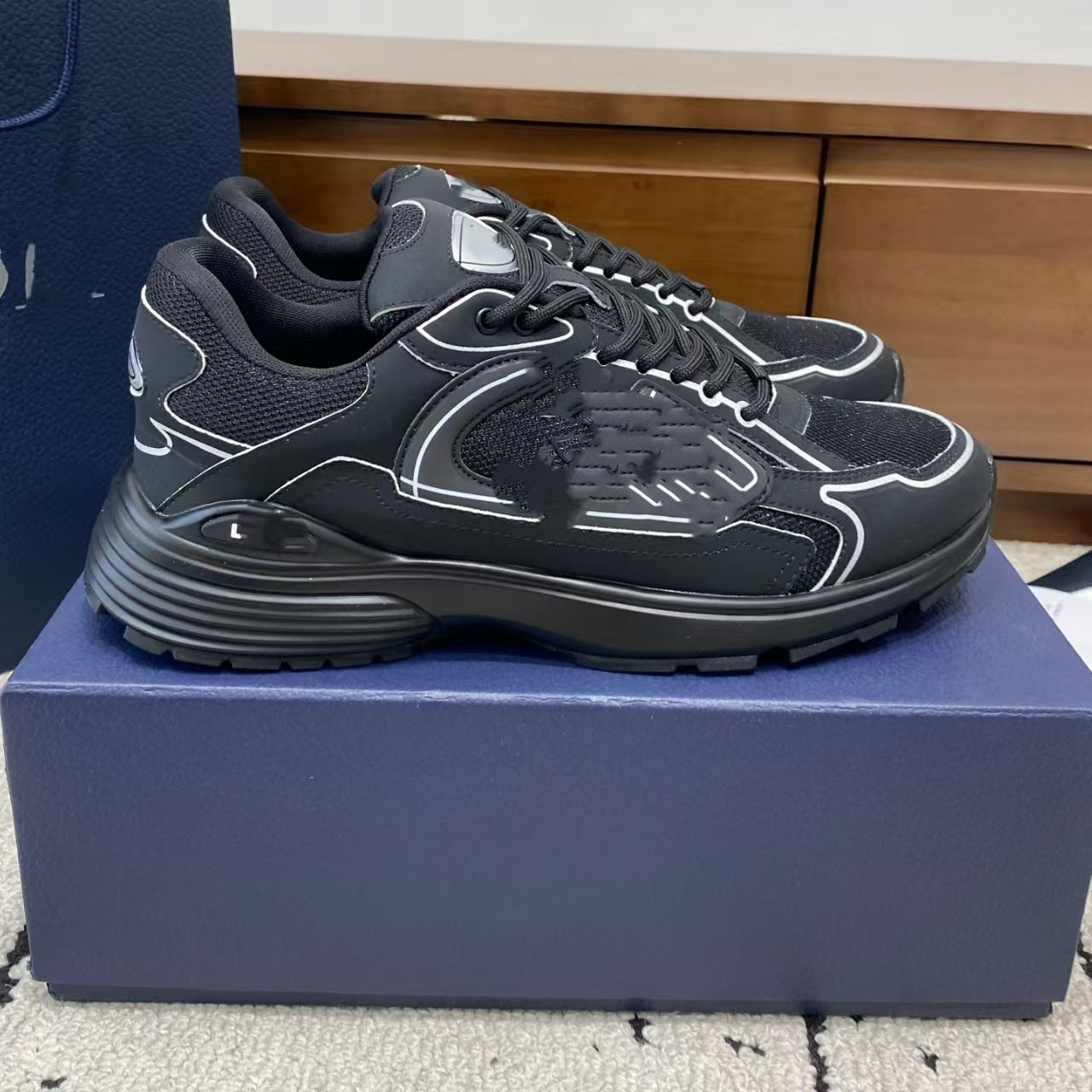 Dad shoes for women, C thick-soled height-increasing D, breathable color-block casual sneakers, versatile trendy shoes, wholesale low-top casual sneakers