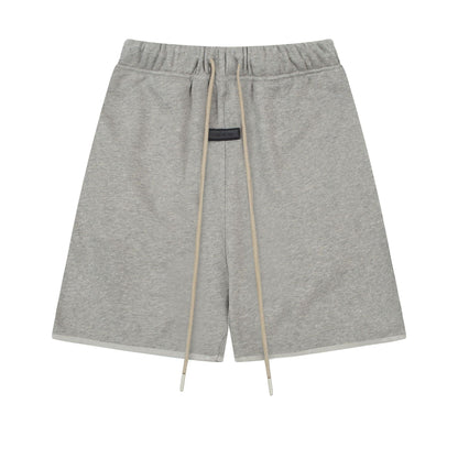 European and American trendy brand 25SS silicone letter logo casual shorts summer loose cropped pants for men and women