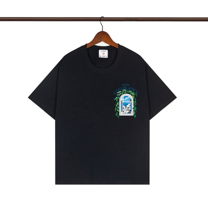 Casa American fashion brand online auction short sleeve men's couple ins summer super hot T-shirt women's top short sleeve loose European version