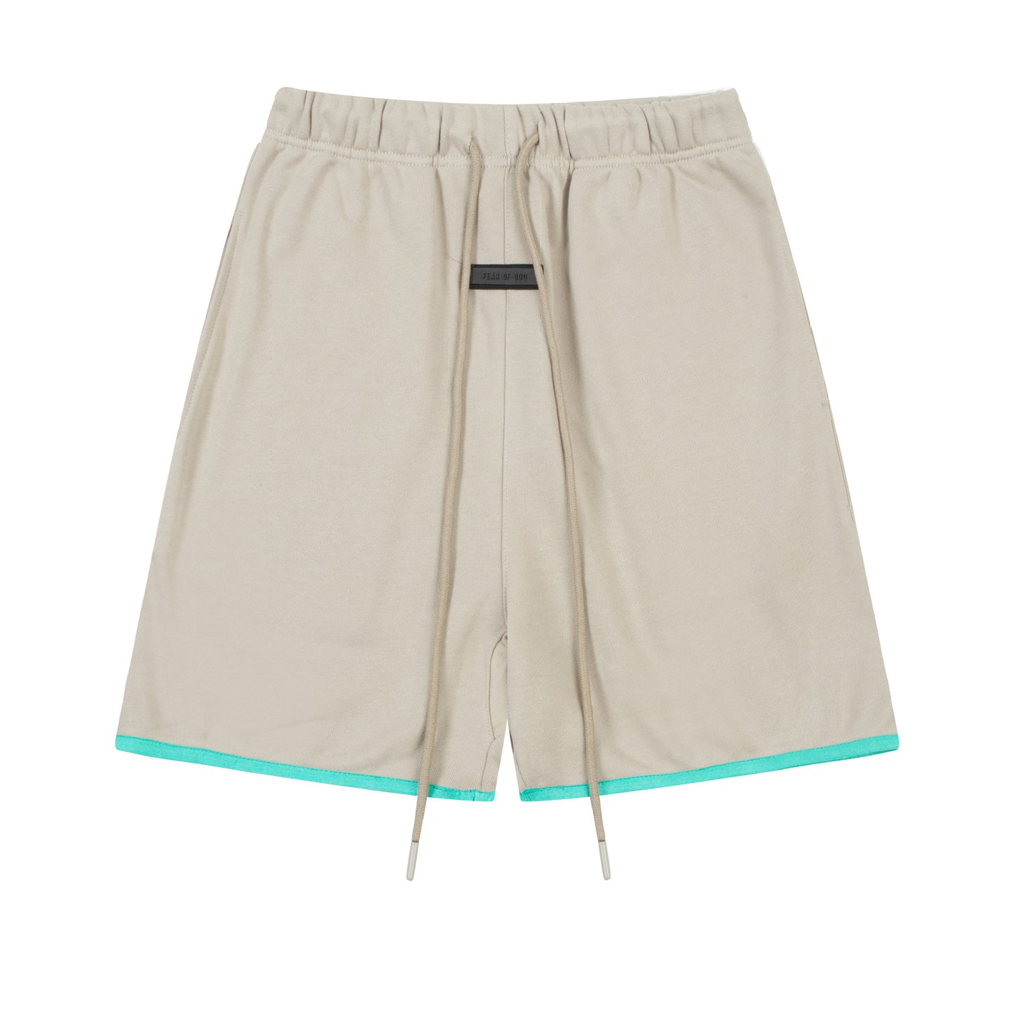 European and American trendy brand 25SS silicone letter logo casual shorts summer loose cropped pants for men and women