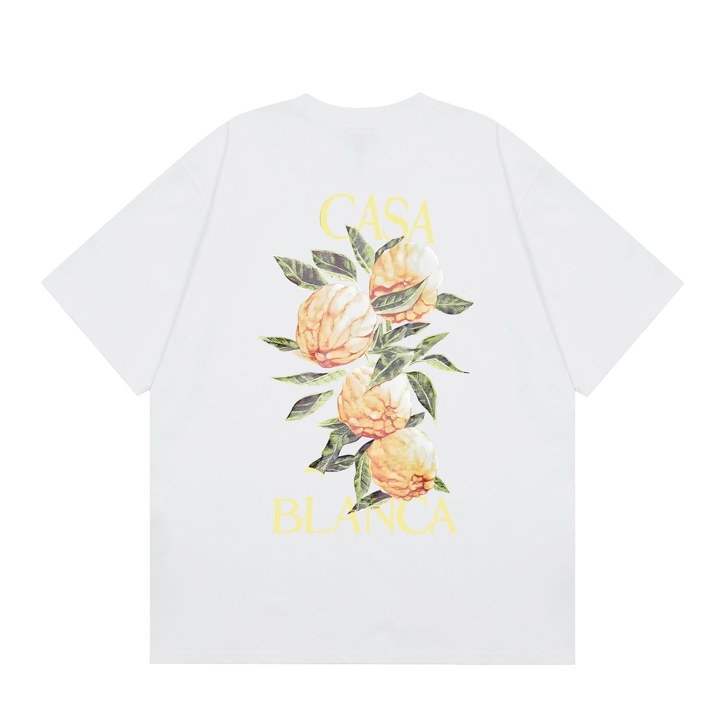 New Casa Casablanca Short Sleeve Correct Edition Ins European and American Niche Trendy Brand Cotton Casual High Street European and American T-shirt