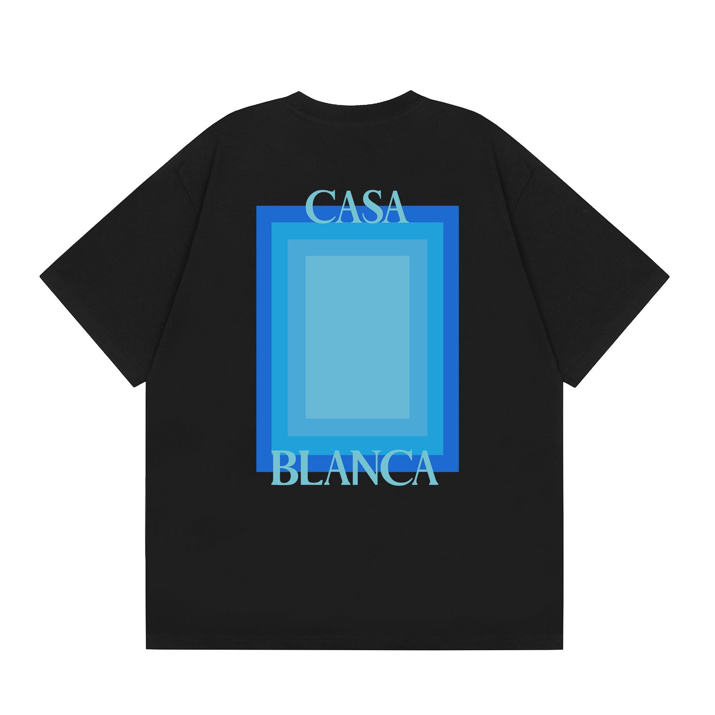 New Casa Casablanca Short Sleeve Correct Edition Ins European and American Niche Trendy Brand Cotton Casual High Street European and American T-shirt