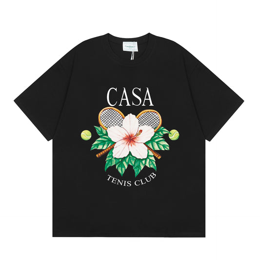 Casablanca Casa Tennis Club Hibiscus Black