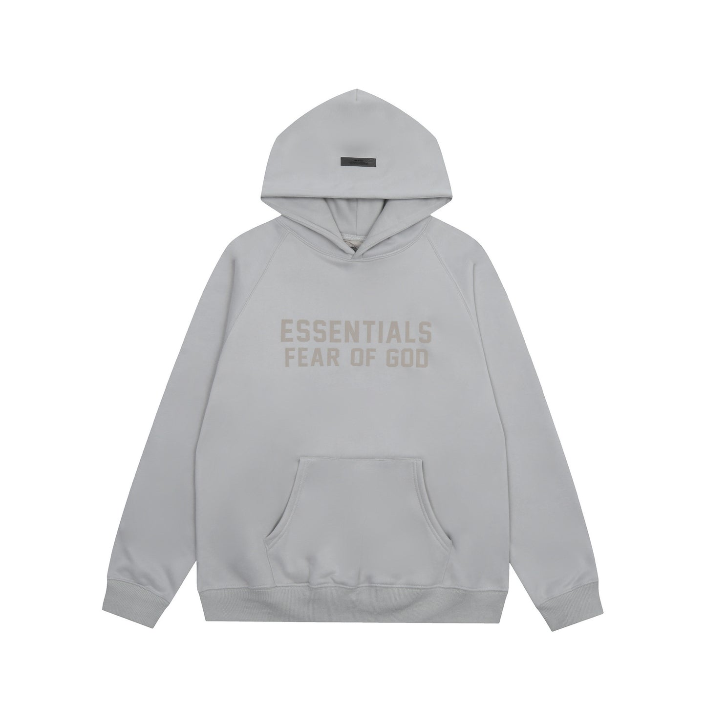 American flocked heavy hooded sweatshirt men's plush couple style winter trendy brand loose hoodie jacket for men and women