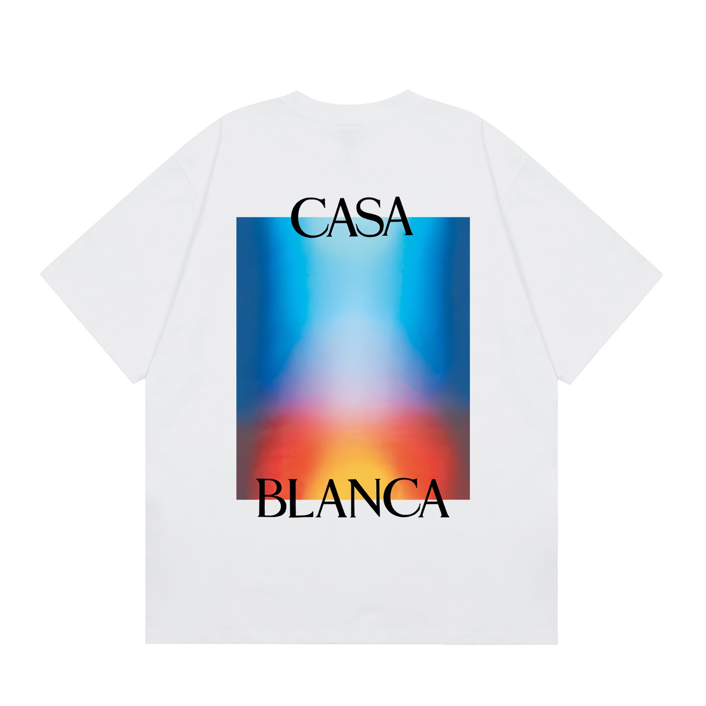 Casa American fashion brand online auction short sleeve men's couple ins summer super hot T-shirt women's top short sleeve loose European version
