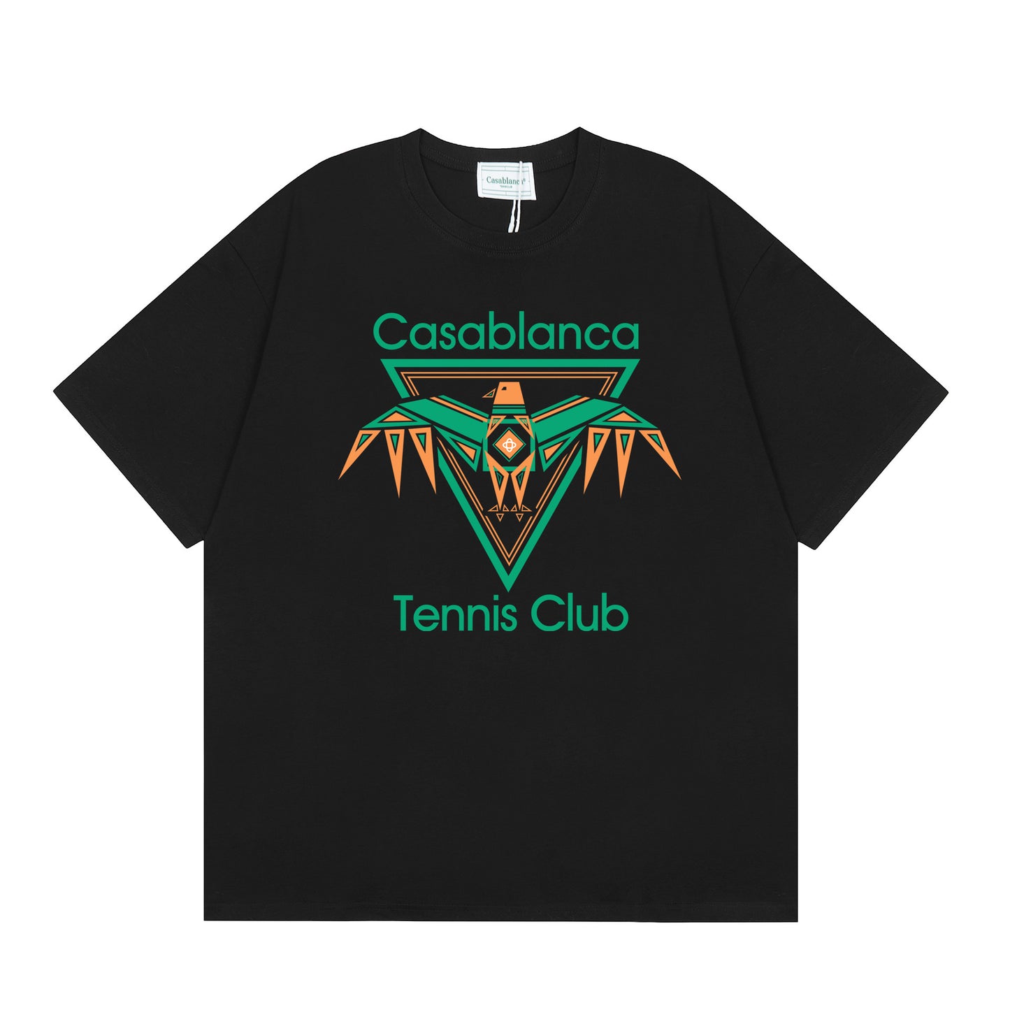 New Casa Casablanca Short Sleeve Correct Edition Ins European and American Niche Trendy Brand Cotton Casual High Street European and American T-shirt