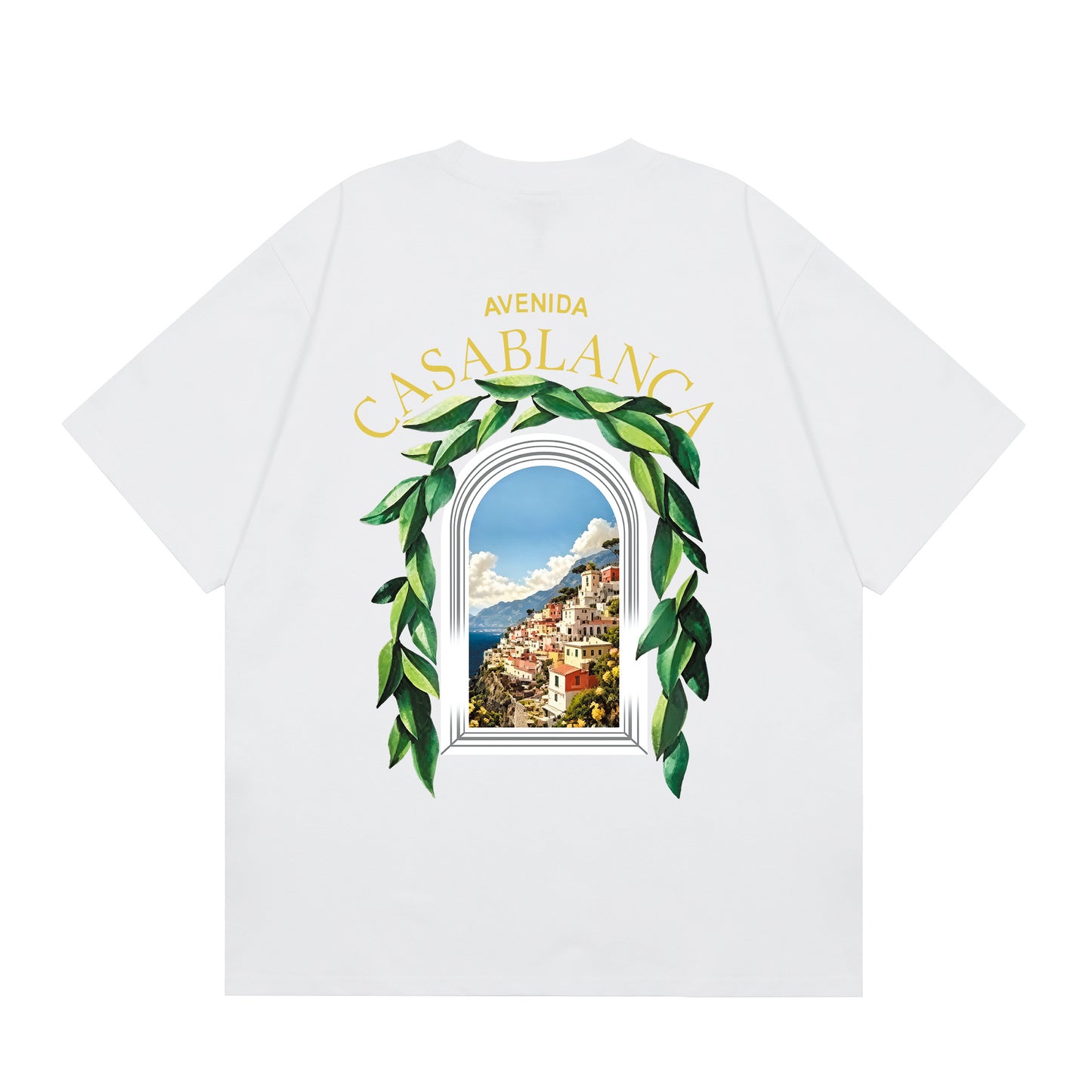Casa American fashion brand online auction short sleeve men's couple ins summer super hot T-shirt women's top short sleeve loose European version