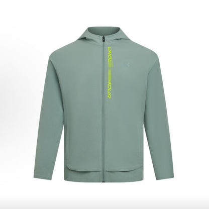 High version of Andema European and American cross-border spring and autumn new long-sleeved casual sports hooded versatile running jacket for men