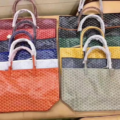 Foreign trade shopping bags, tote bags, dogtooth bags, large size medium commuter tote shoulder bags, large capacity travel changing bags