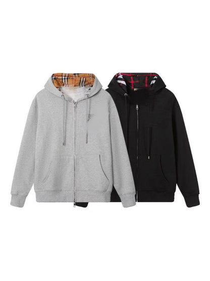 Cross-border B family war horse high-quality hooded sweatshirt jacket full cardigan zipper embroidered jacket casual loose for both men and women