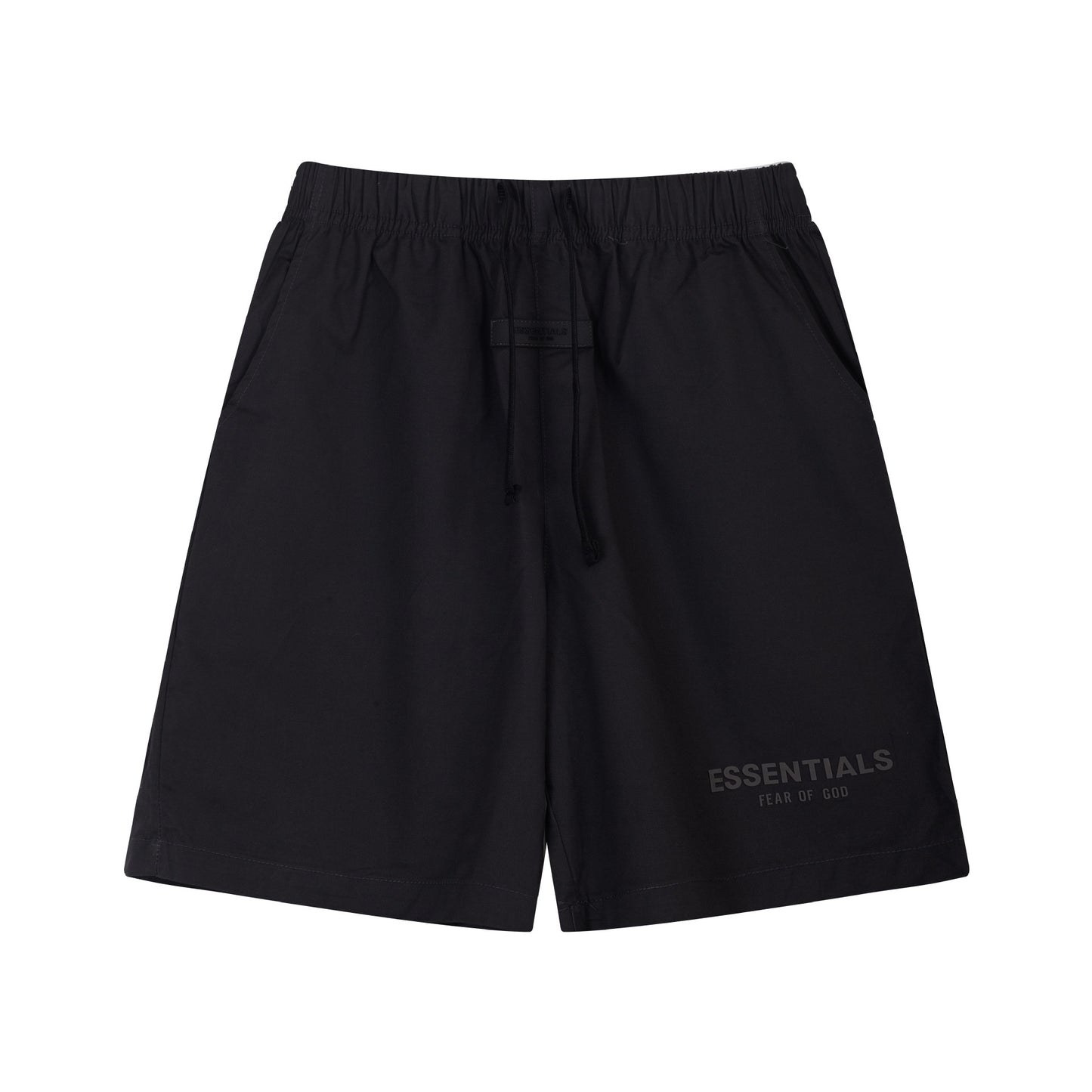 European and American trendy brand 25SS silicone letter logo casual shorts summer loose cropped pants for men and women