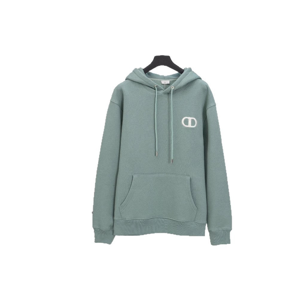 High version DO home autumn new cotton terry badge embroidered hooded sweatshirt casual loose fit hoody for men and women