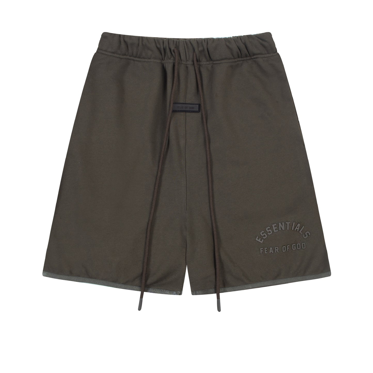 European and American trendy brand 25SS silicone letter logo casual shorts summer loose cropped pants for men and women