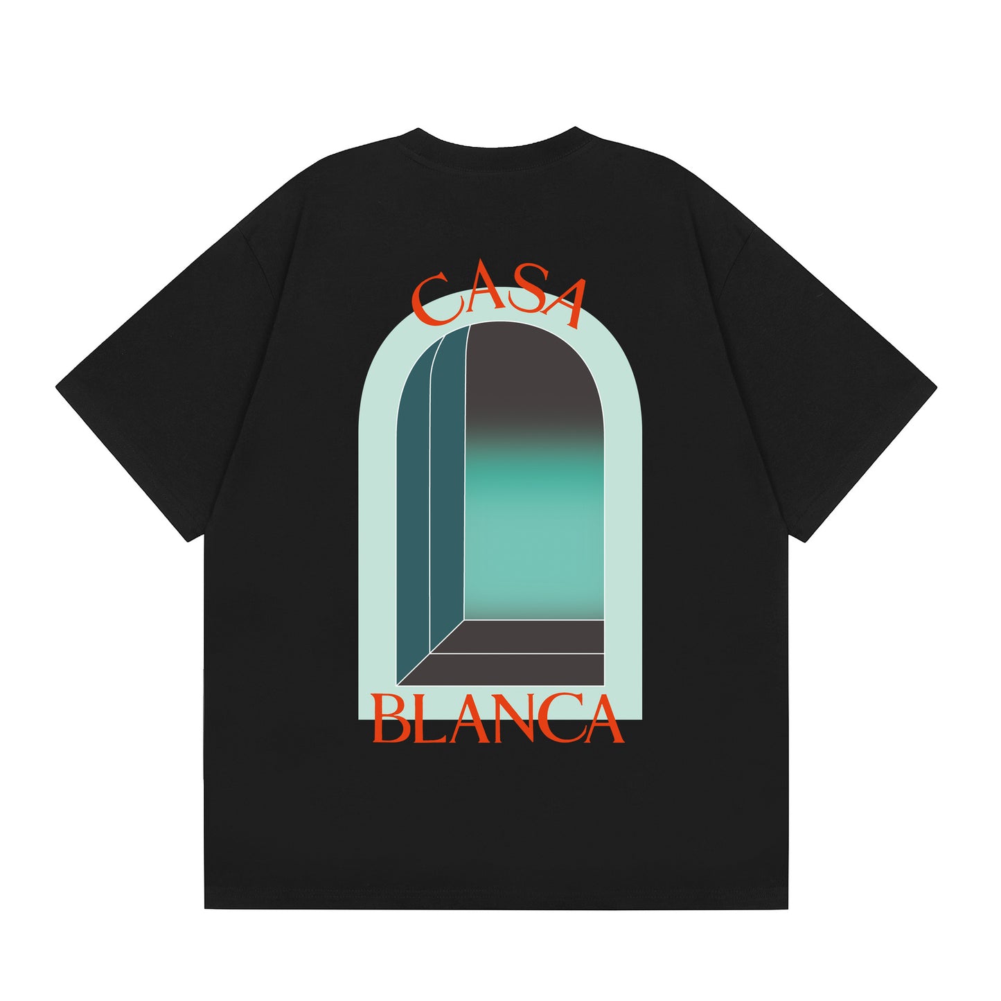 Casa American fashion brand online auction short sleeve men's couple ins summer super hot T-shirt women's top short sleeve loose European version