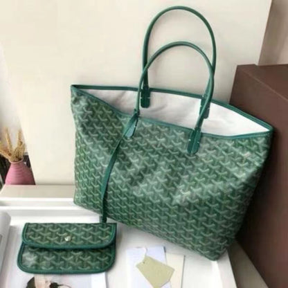 Foreign trade shopping bags, tote bags, dogtooth bags, large size medium commuter tote shoulder bags, large capacity travel changing bags