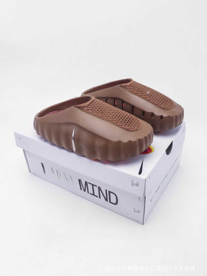 2026 Cross-border New Mind 001 Unisex Comfortable Soft Closed-Toe Slippers with a Tech Style