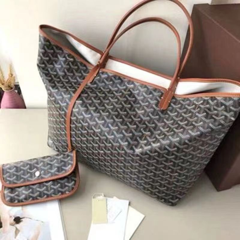 Foreign trade shopping bags, tote bags, dogtooth bags, large size medium commuter tote shoulder bags, large capacity travel changing bags