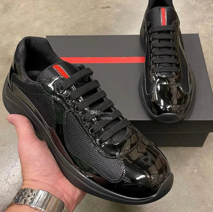 Spot new color-blocked mesh heightened athleisure men's and women's shoes leather big brand classic versatile breathable trend men (Copie)