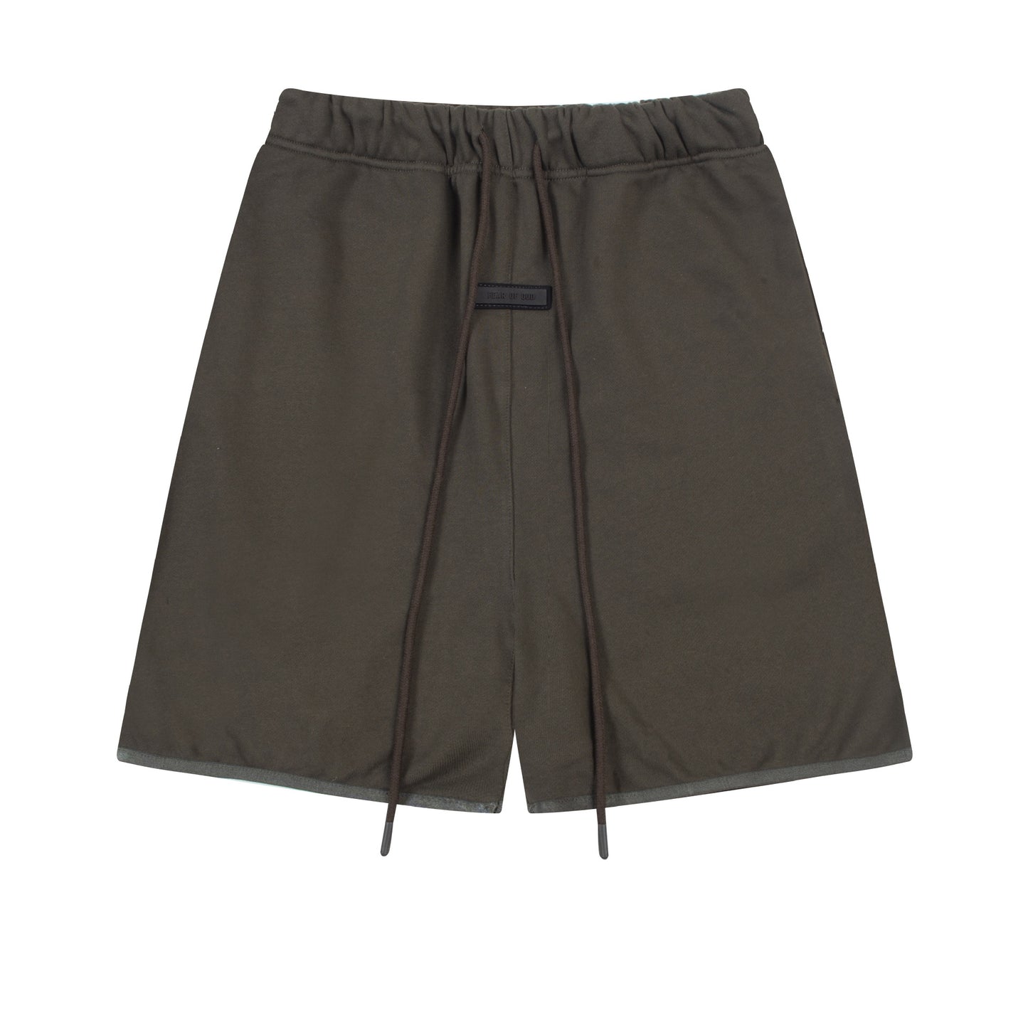 European and American trendy brand 25SS silicone letter logo casual shorts summer loose cropped pants for men and women