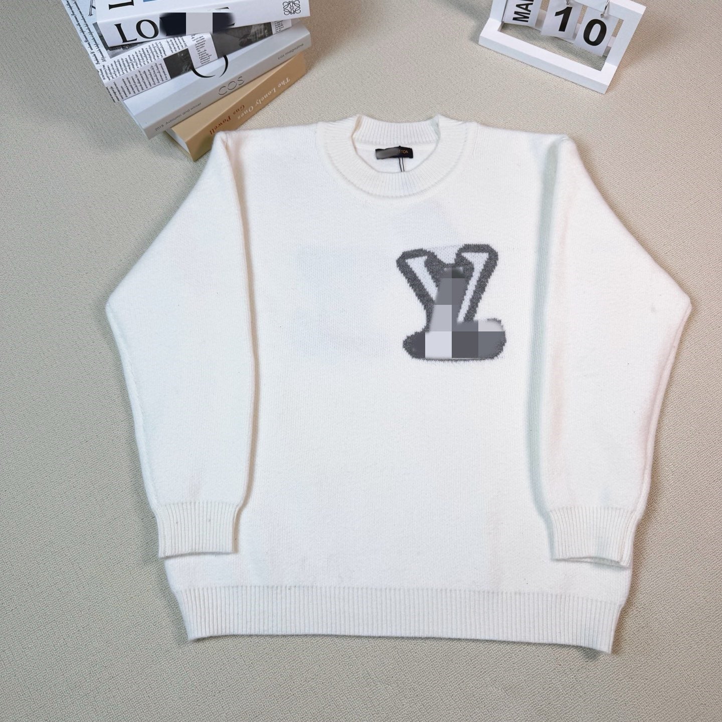 High-end source edition trendy brand L Donkey Home crew neck loose sweater knit shirt unisex cross-border style