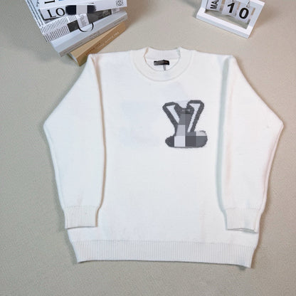 High-end source edition trendy brand L Donkey Home crew neck loose sweater knit shirt unisex cross-border style
