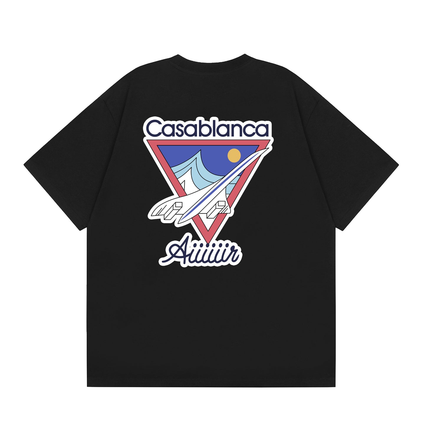Casa American fashion brand online auction short sleeve men's couple ins summer super hot T-shirt women's top short sleeve loose European version