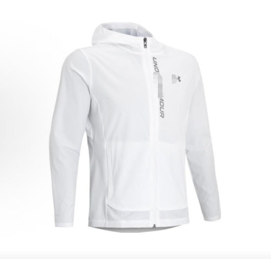 High version of Andema European and American cross-border spring and autumn new long-sleeved casual sports hooded versatile running jacket for men