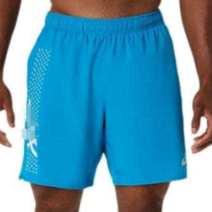 High version spring and summer new European and American cross-border sports leisure fashion quick-drying breathable lace-up running shorts men's
