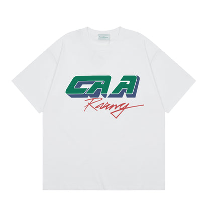 Casa American fashion brand online auction short sleeve men's couple ins summer super hot T-shirt women's top short sleeve loose European version
