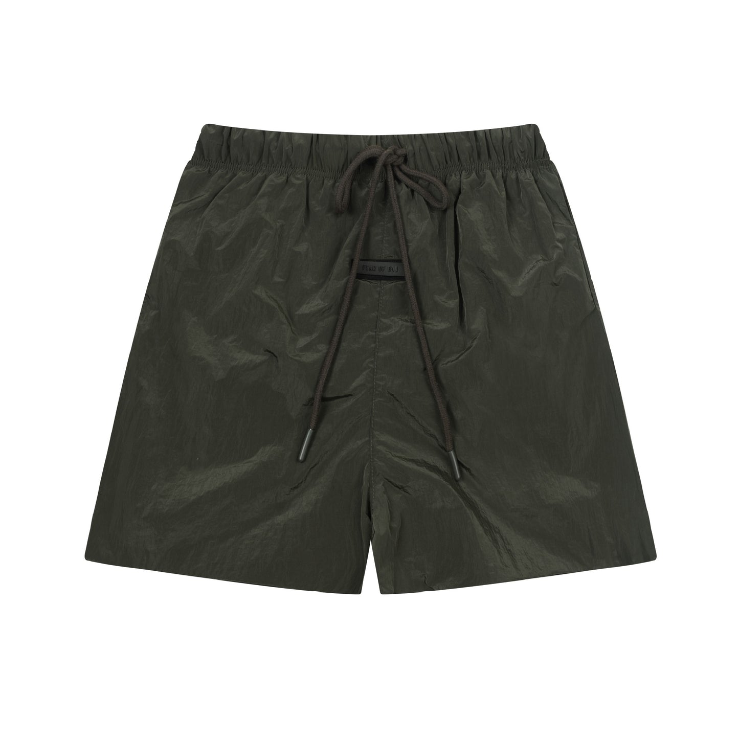 European and American trendy brand 25SS silicone letter logo casual shorts summer loose cropped pants for men and women