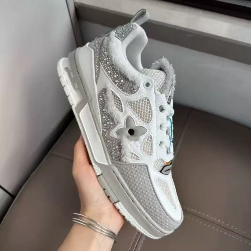 Cross-border foreign trade European station small chubby ding bun shoes to increase height daddy shoes platform shoes for men and women with the same style of couple shoes (Copie 13)