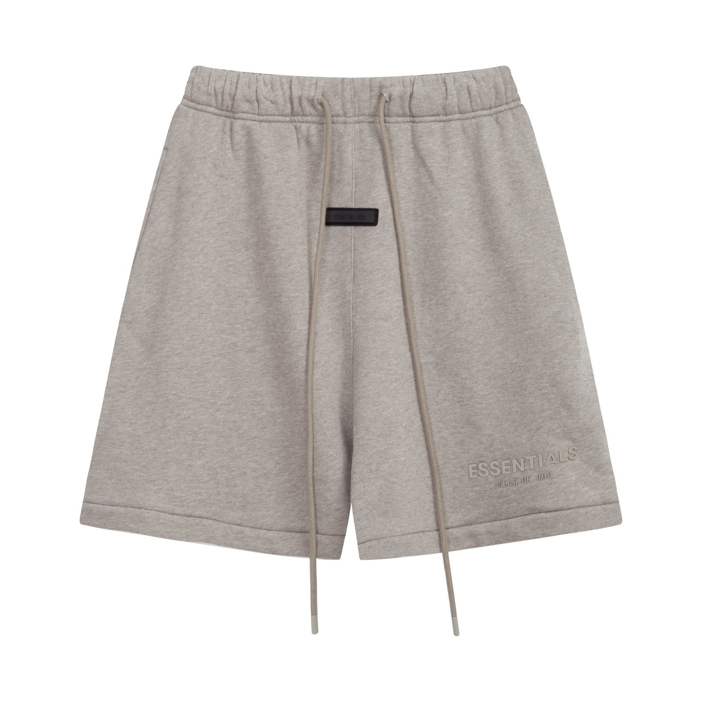 European and American trendy brand 25SS silicone letter logo casual shorts summer loose cropped pants for men and women