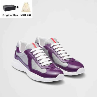 Spot new color-blocked mesh heightened athleisure men's and women's shoes leather big brand classic versatile breathable trend men (Copie)