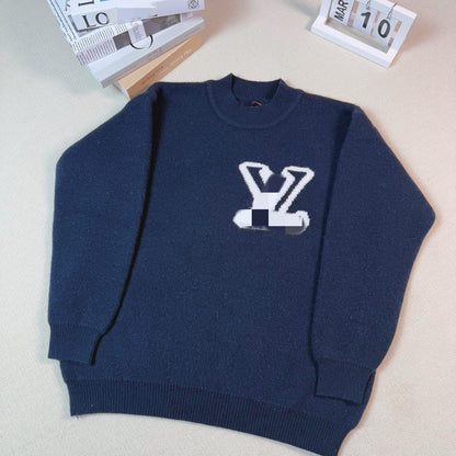 High-end source edition trendy brand L Donkey Home crew neck loose sweater knit shirt unisex cross-border style
