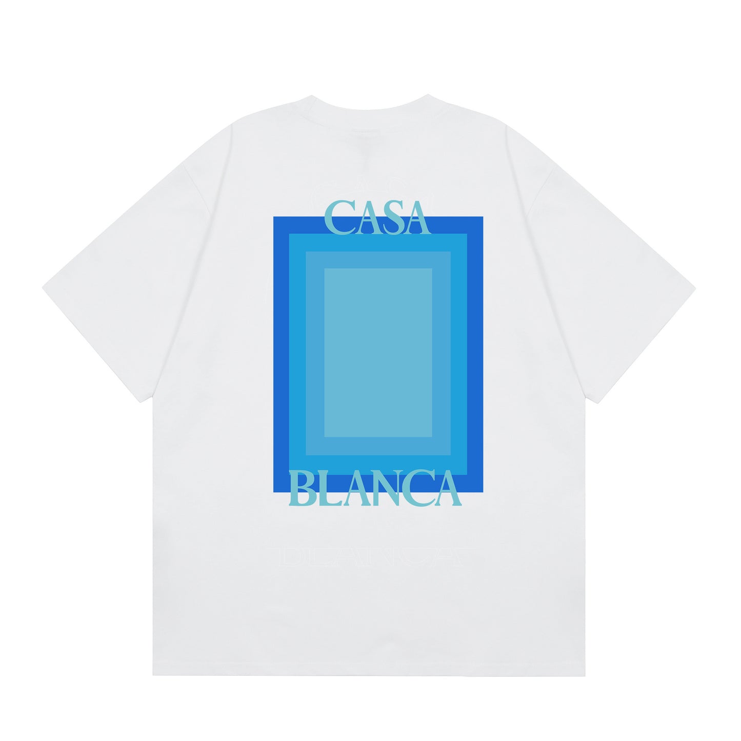 New Casa Casablanca Short Sleeve Correct Edition Ins European and American Niche Trendy Brand Cotton Casual High Street European and American T-shirt