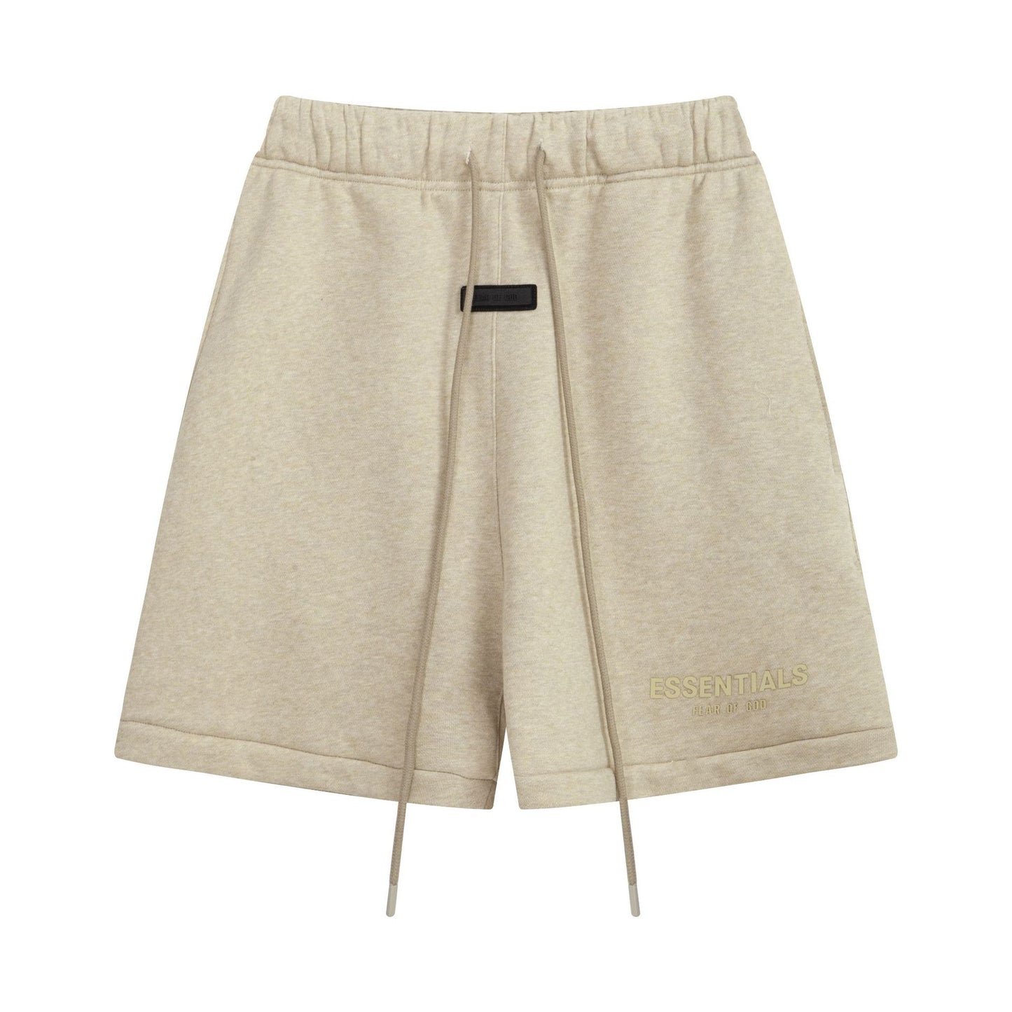European and American trendy brand 25SS silicone letter logo casual shorts summer loose cropped pants for men and women