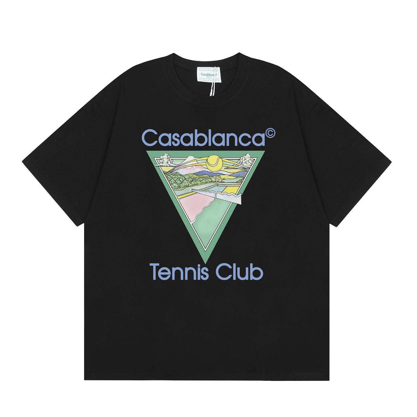Casa American fashion brand online auction short sleeve men's couple ins summer super hot T-shirt women's top short sleeve loose European version