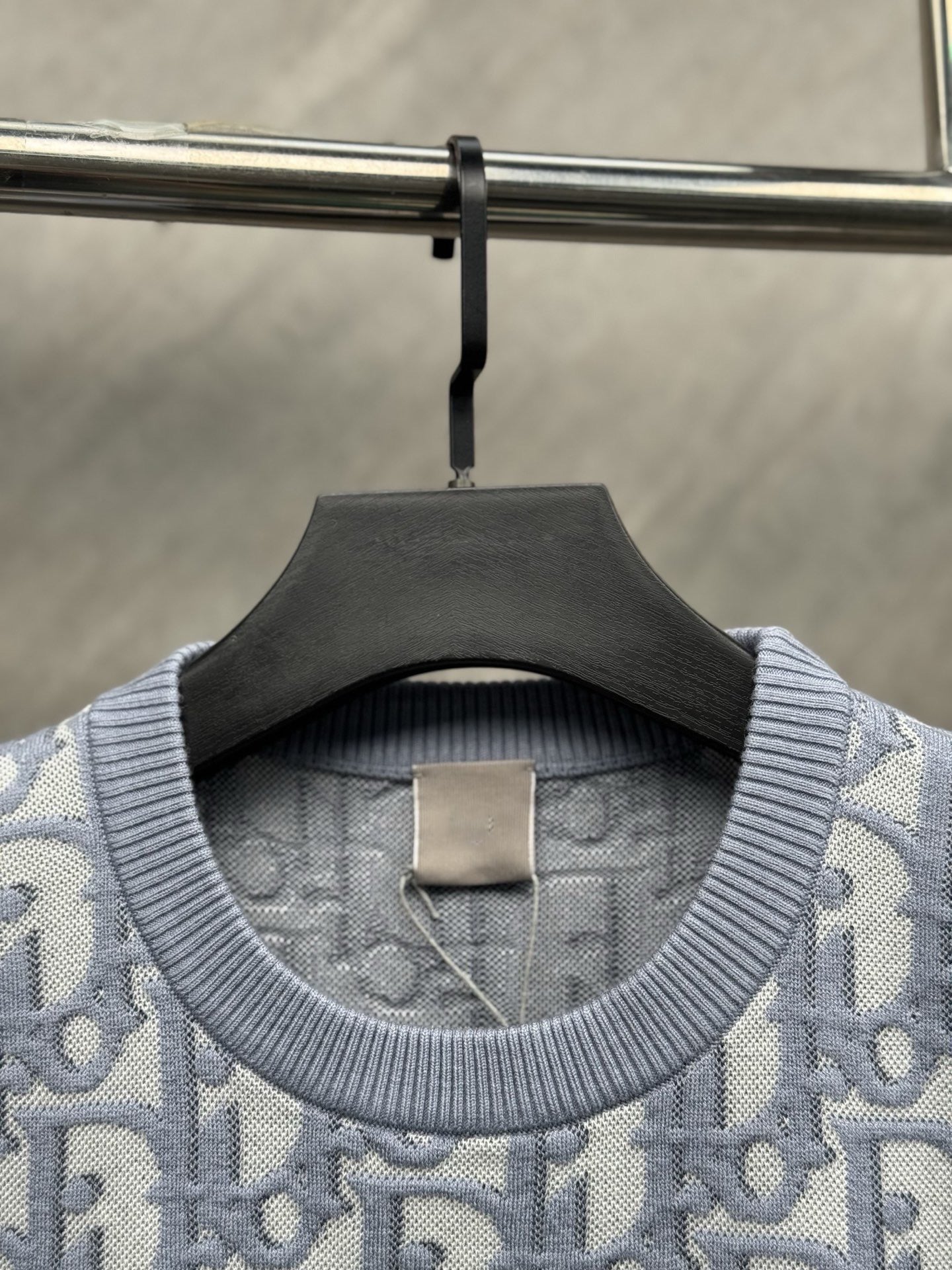 [Ceiling, After-sales Support] Real shot of classic 26DR jacquard old money wool knit short-sleeve shirt