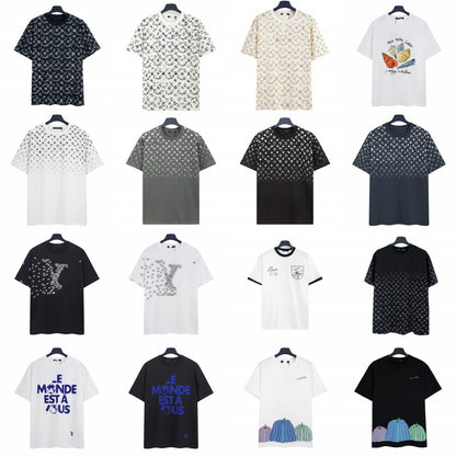 Correct version high quality 26 new donkey home short sleeve classic LOGO print short sleeve T-shirt for men and women